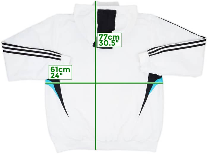 2008-09 Real Madrid adidas Hooded Track Jacket - 6/10 - (M)