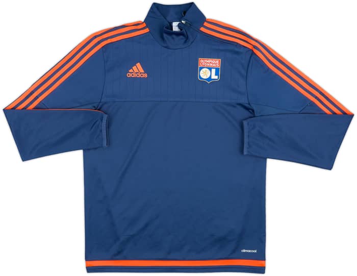 2015-16 Lyon adidas 1/4 Zip Drill Top - 6/10 - (M)