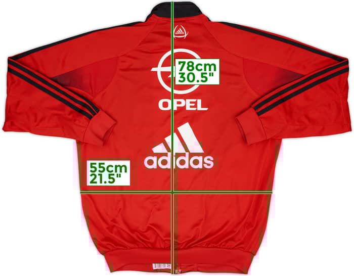 2004-05 AC Milan adidas Track Jacket - 8/10 - (M)