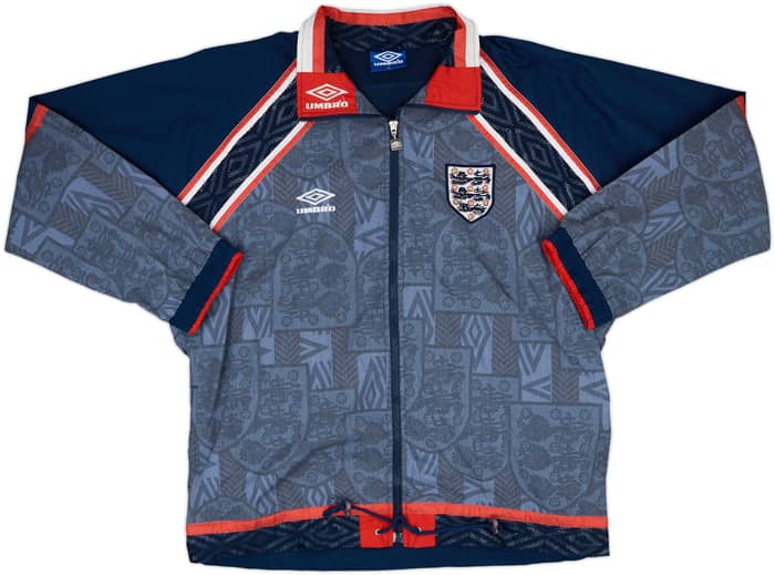 1994-96 England Umbro Track Jacket - 8/10 - (M)
