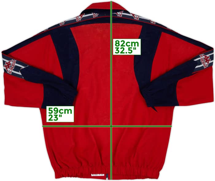 1995-97 Osasuna Kappa Track Jacket - 9/10 - (XXL)