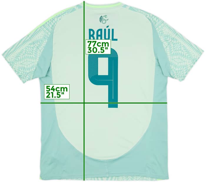 2024-25 Mexico Away Shirt Raul #9 (L)