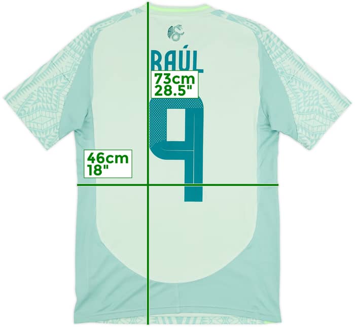 2024-25 Mexico Away Shirt Raul #9 (S)