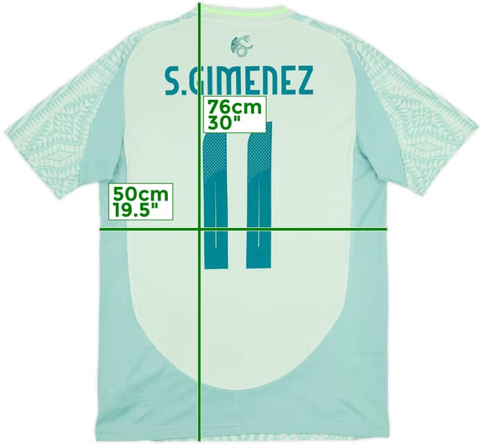2024-25 Mexico Away Shirt S.Gimenez #11 (M)