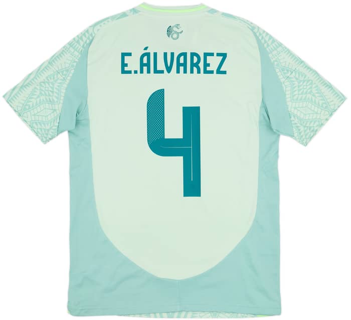 2024-25 Mexico Away Shirt E.Alvarez #4 (M)