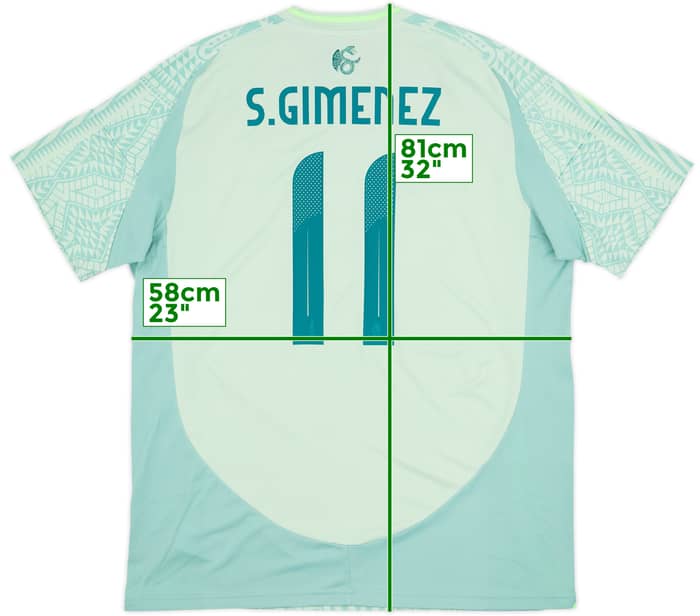 2024-25 Mexico Away Shirt S.Gimenez #11 (XL)