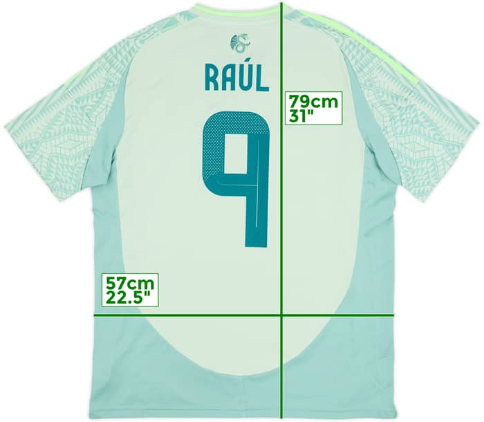 2024-25 Mexico Away Shirt Raul #9 (XL)