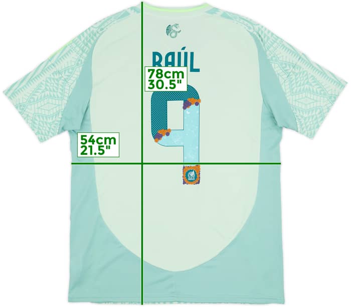 2024-25 Mexico Away Shirt Raul #9 (L)