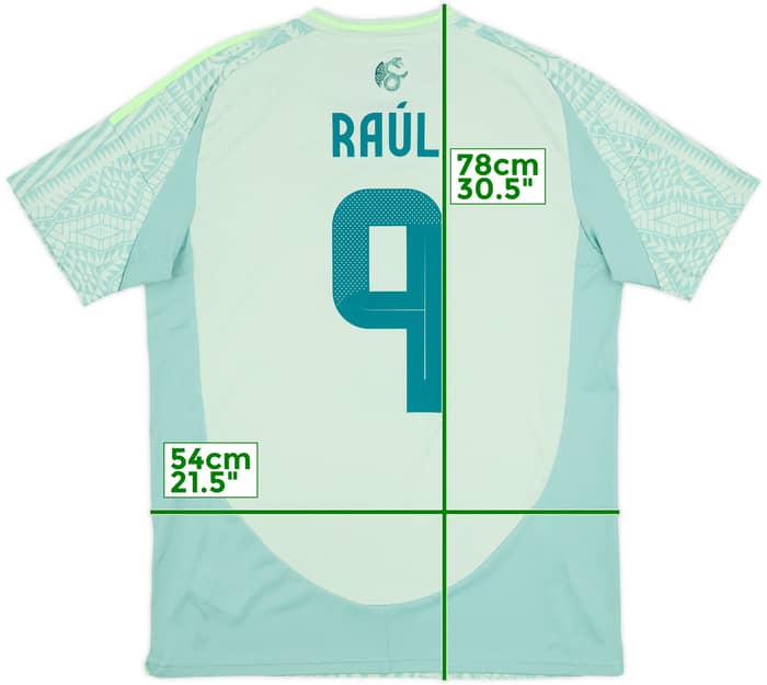 2024-25 Mexico Away Shirt Raul #9 (L)
