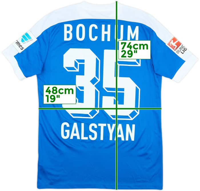 2016-17 VFL Bochum Match Issue Home Shirt Galstyan #35