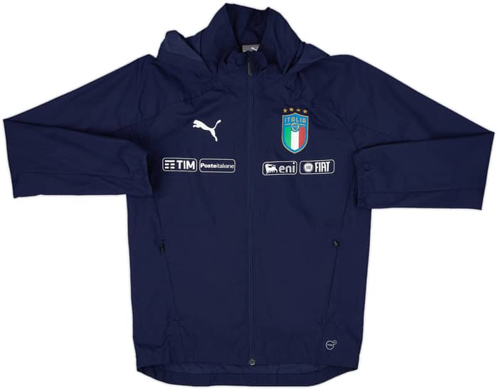 2018-19 Italy Puma Hooded Track Jacket - 8/10 - (XS)