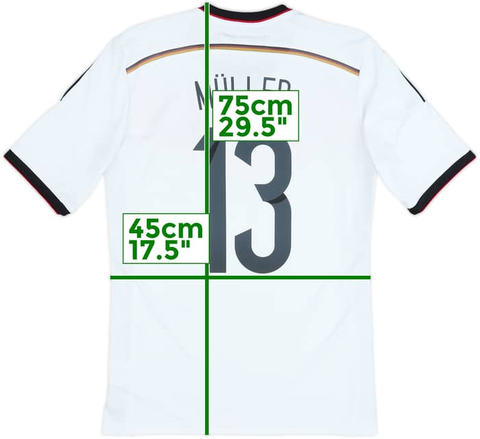 2014-15 Germany Home Shirt Muller #13 - 6/10 - (M)