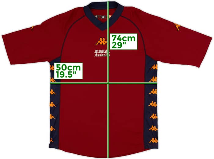 2001-02 Roma Kappa Training Shirt - 4/10 - (L)