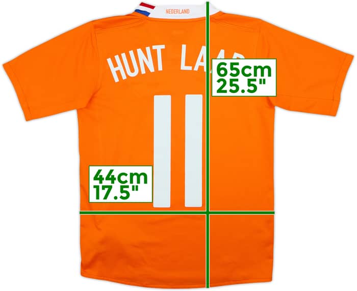 2008-10 Netherlands Home Shirt Huntelaar #11 - 4/10 - (L.Boys)
