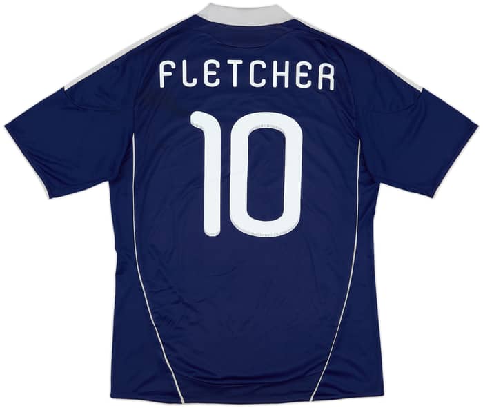 2010-11 Scotland Home Shirt Fletcher #10 - 4/10 - (L)