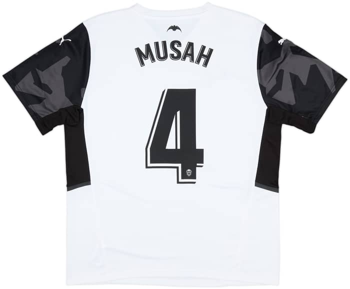 2021-22 Valencia Home Shirt Musah #4 - 9/10 - (XL)