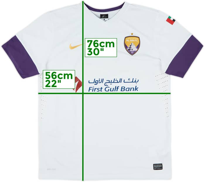 2013-14 Al Ain Authentic Home Shirt - 8/10 - (L)