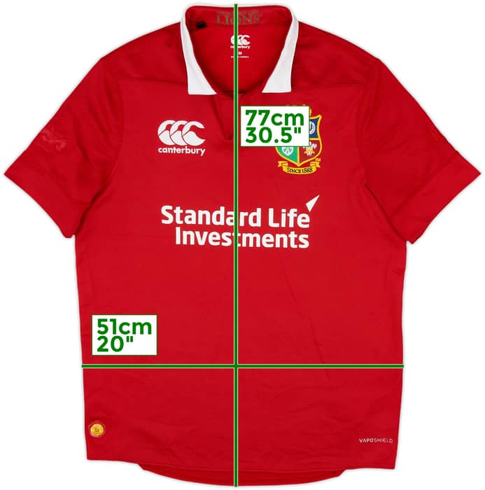 2017 British & Irish Lions Rugby Shirt - 9/10 - (M)