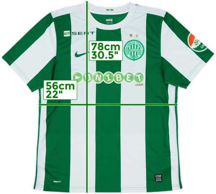 2009-10 Ferencvaros Home Shirt - 6/10 - (L)