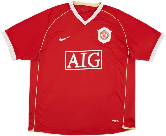 2006-07 Manchester United Home Shirt Scholes #18 - 5/10 - (XL)