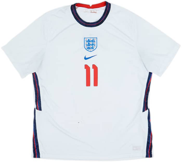 2020-22 England Home Shirt Rashford #11 - 4/10 - (XL.Boys)