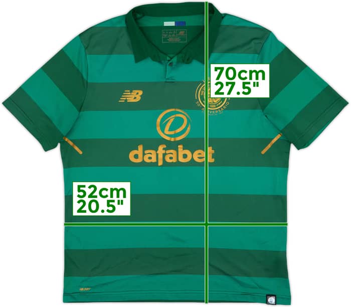 2017-18 Celtic 'Lisbon Lions 50th Anniversary' Away Shirt - 8/10 - (L)