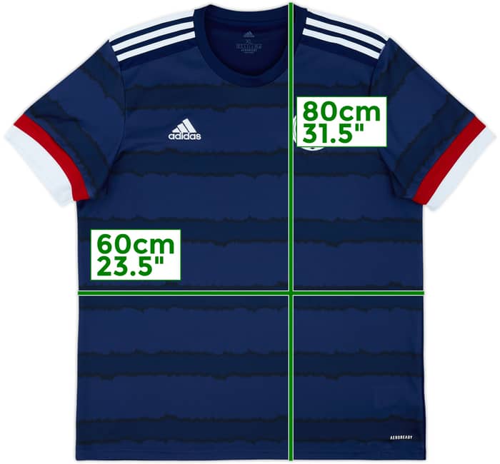 2020-22 Escocia Camiseta Local - 7/10 - (XL)