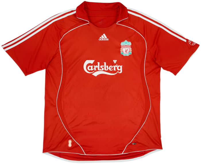 2006-08 Liverpool Home Shirt Gerrard #8 - 5/10 - (XXL)