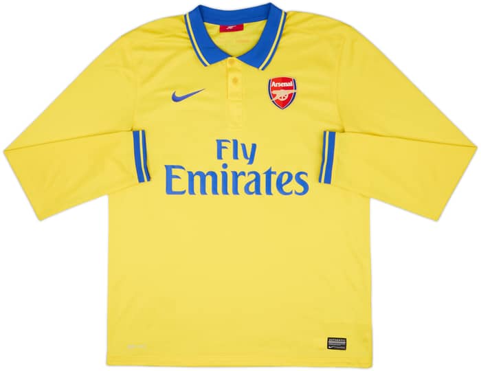 2013-14 Arsenal Away L/S Shirt Ozil #11 - 8/10 - (M)