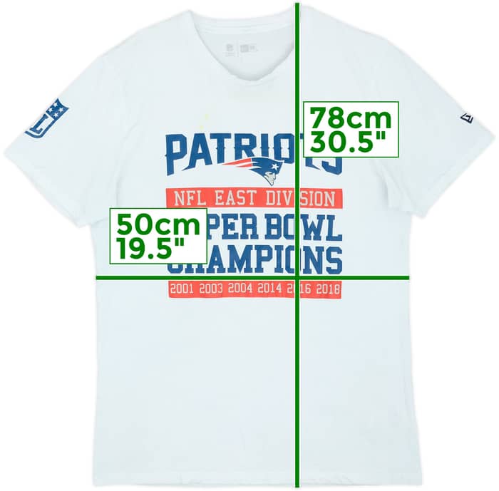 2018 New England Patriots Super Bowl Champions New Era Tee - 4/10 - (L)