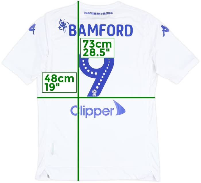 2018-19 Leeds United Home Shirt Bamford #9 - 6/10 - (M)