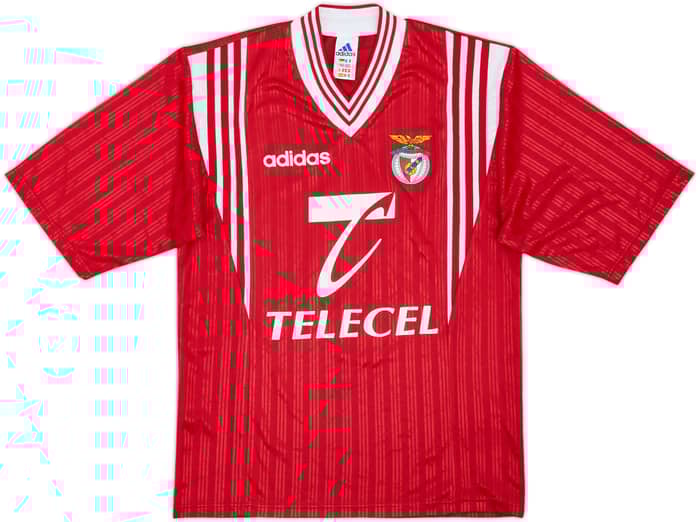 1997-98 Benfica Basic Home Shirt Joao Pinto #8 - 8/10 - (S)