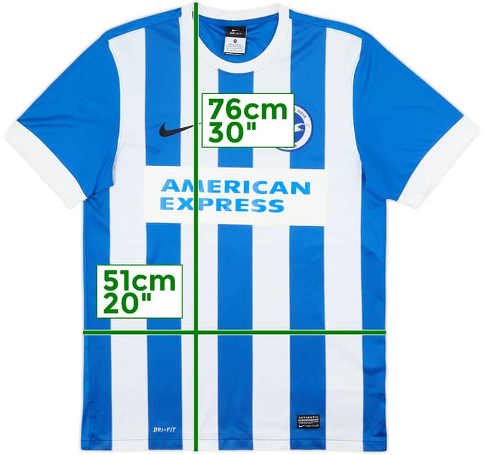 2014-16 Brighton Home Shirt - 7/10 - (M)