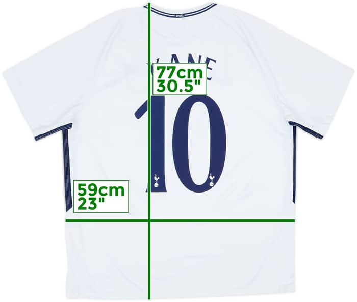 2017-18 Tottenham Home Shirt Kane #10 - 8/10 - (XXL)