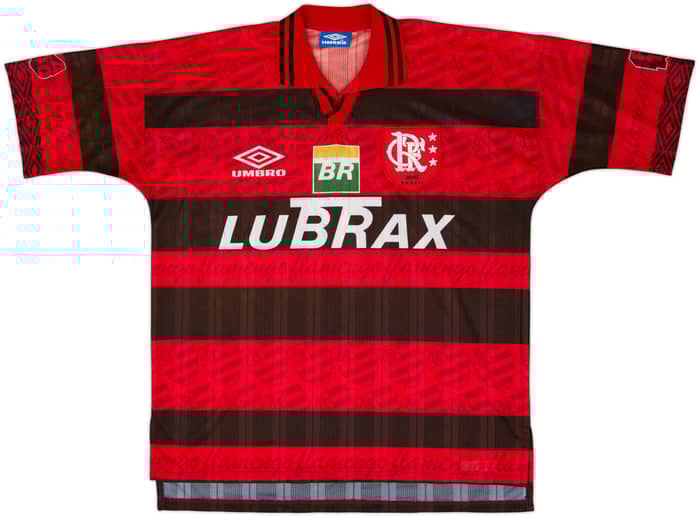 1995-96 Flamengo Centenary Home Shirt #7 - 9/10 - (XL)