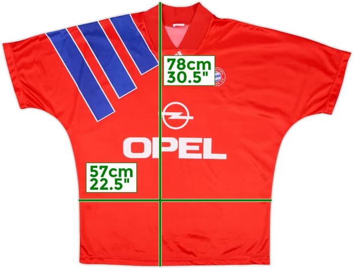 1991-93 Bayern Munich Maillot Domicile - 8/10 - (XL)