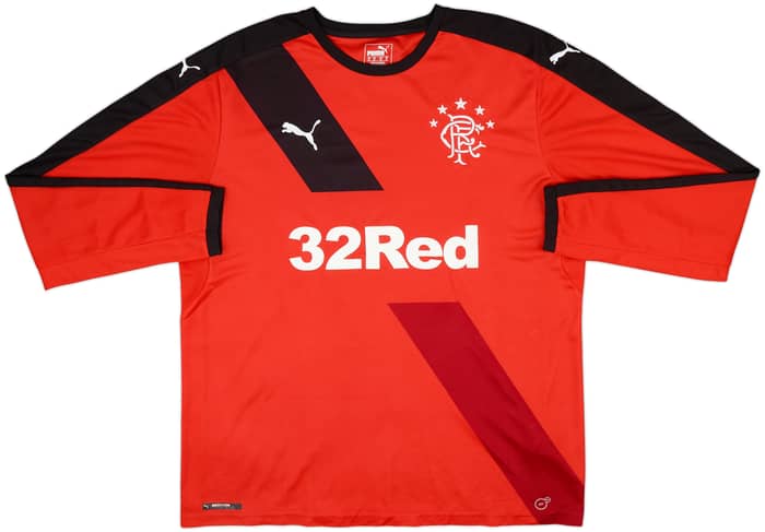 2015-16 Rangers Away L/S Shirt Miller #9 - 7/10 - (XL)