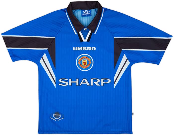 1996-98 Manchester United Third Shirt Beckham #10 - 8/10 - (Y)