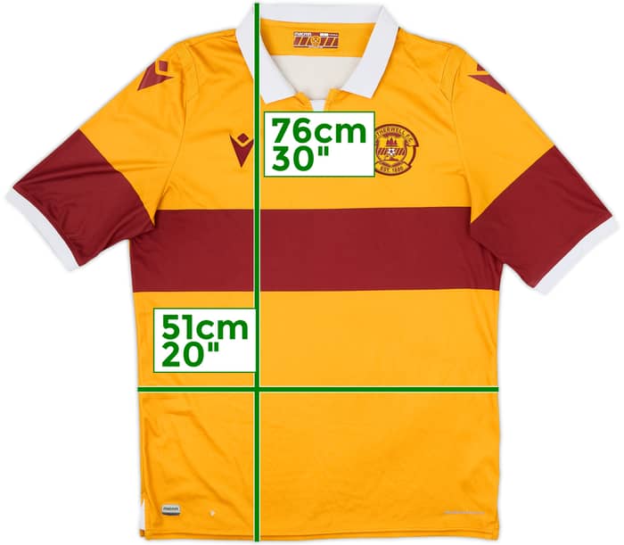2020-21 Motherwell Home Shirt - 8/10 - (L)