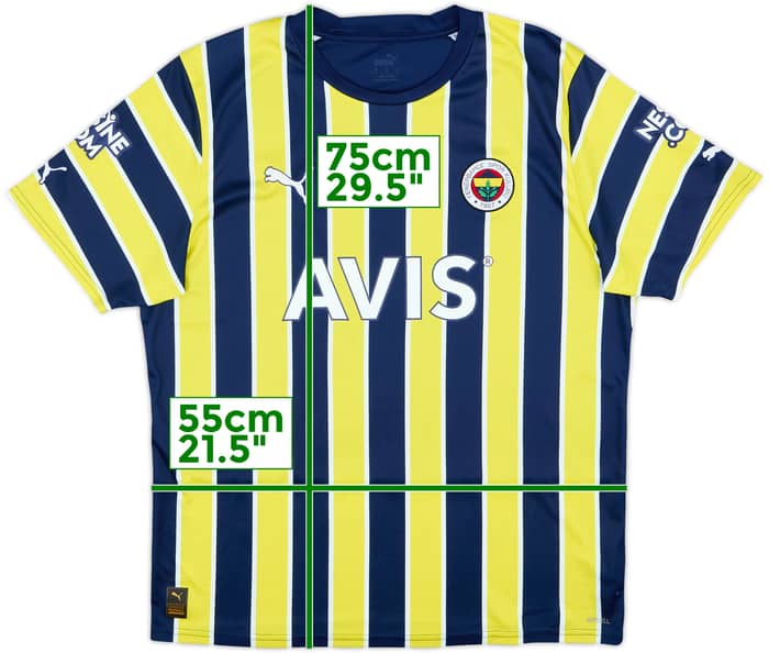 Camiseta de local del Fenerbahce 2022-23 - 7/10 - (XL)