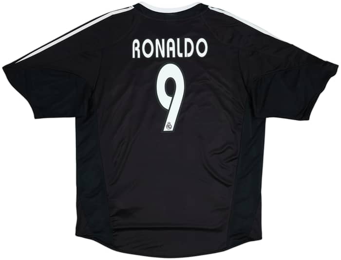 2004-05 Real Madrid Away Shirt Ronaldo #9 - 9/10 - (XL)