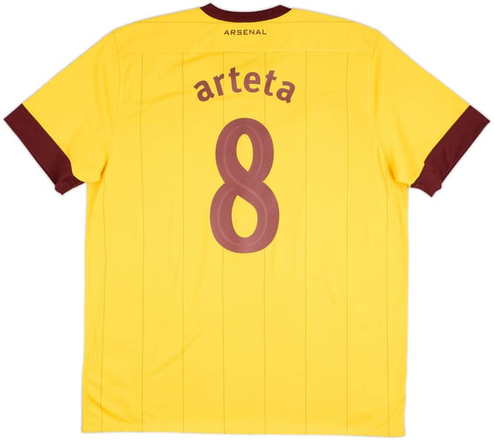 2010-13 Arsenal Away Shirt Arteta #8 - 10/10 - (XL)
