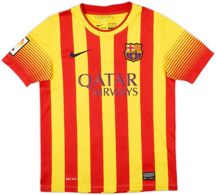 2013-15 Barcelona Away Shirt Neymar Jr #11 - 8/10 - (M.Boys)