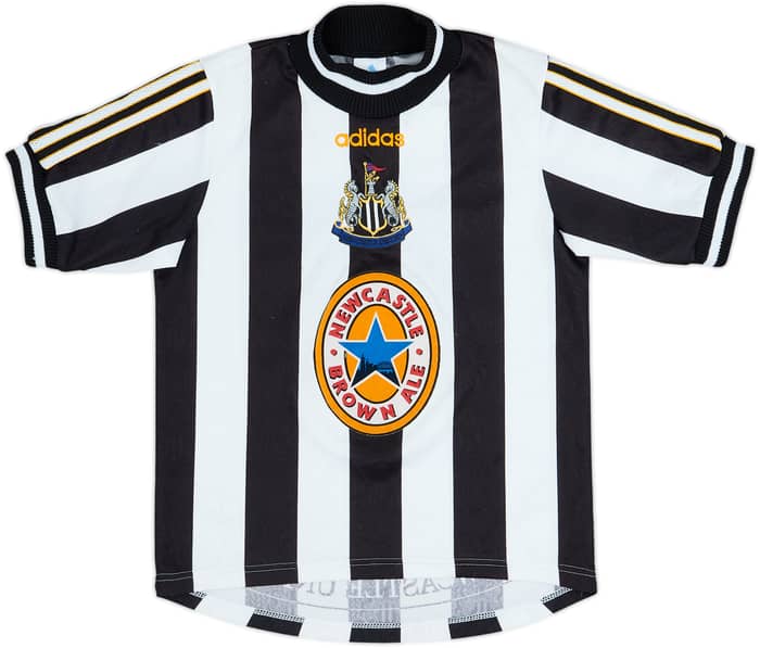 1997-99 Newcastle Home Shirt - 8/10 - (M.Boys)