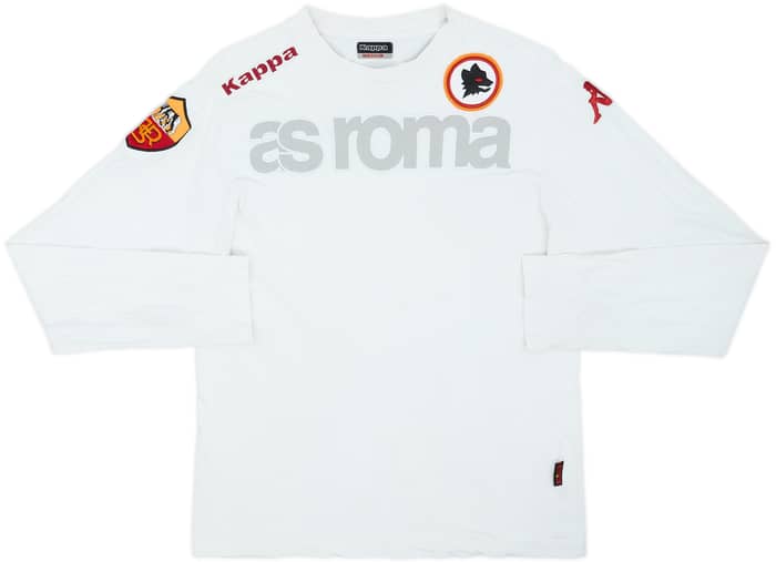 2009-10 Roma Kappa Cotton L/S Tee - 6/10 - (M)