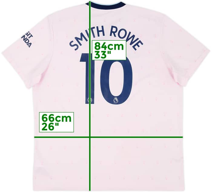 2022-23 Arsenal Third Shirt Smith Rowe #10 - 10/10 - (XXL)