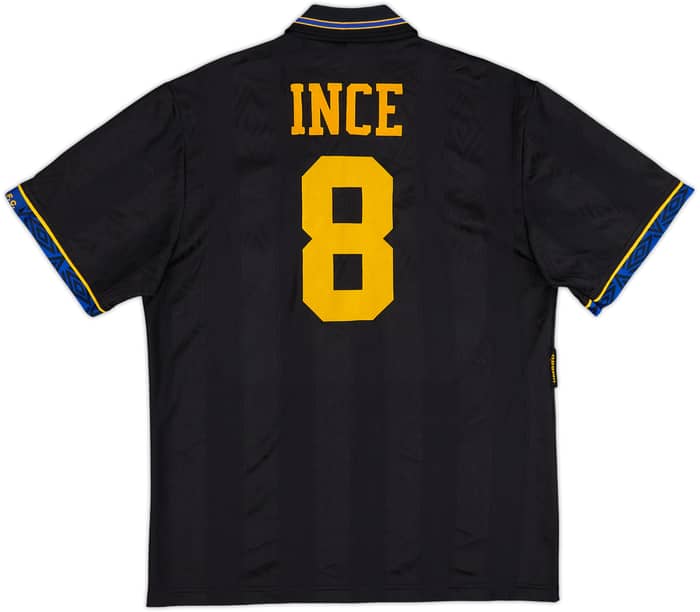 1993-95 Manchester United Away Shirt Ince #8 - 8/10 - (M)