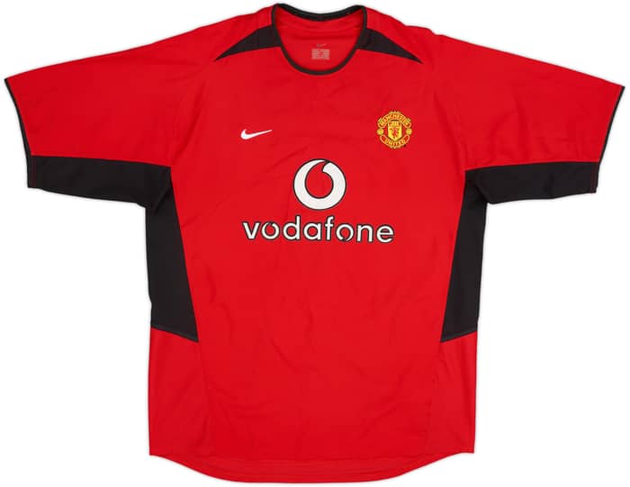 2002-04 Manchester United Home Shirt Forlan #21 - 8/10 - (L)
