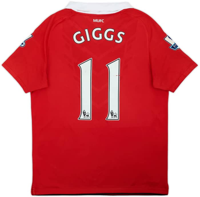 2010-11 Manchester United Home Shirt Giggs #11 - 5/10 - (XL.Boys)