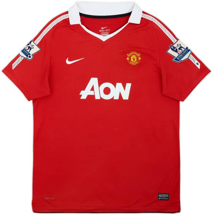 2010-11 Manchester United Home Shirt Giggs #11 - 5/10 - (XL.Boys)